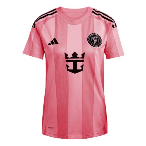 Inter Miami Replica Home Stadium Shirt for Women 2025-26 Short Sleeve Inter Miami Replica Home Stadium Shirt for Women 2025-26 Short Sleeve